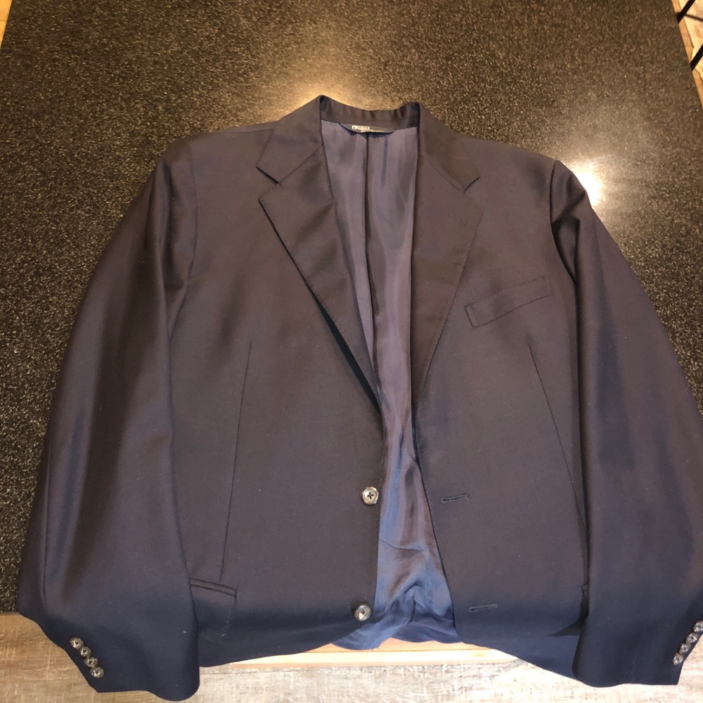 POLO RALPH LAUREN MADE IN ITALY BLUE BLAZER